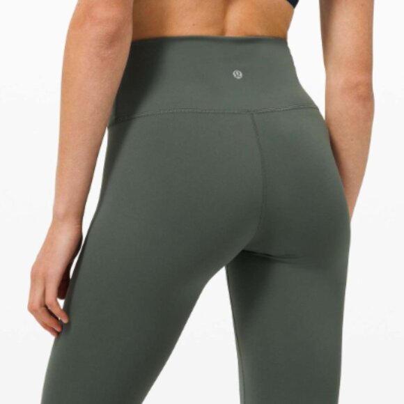 LULULEMON SMOKED SPUCE HIGH RISE YOGA PANT Size 4 - Picture 5 of 5